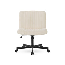 Load image into Gallery viewer, Lukas Cross Legged Office Chair - Beige
