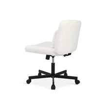 Load image into Gallery viewer, Aiden Swivel Office Chair with Lumbar Cushion - White