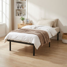 Load image into Gallery viewer, 23019-graham-single-metal-bed-frame-black-2602263