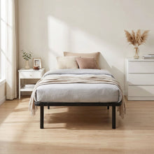 Load image into Gallery viewer, 23019-graham-single-metal-bed-frame-black-2602265