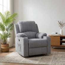 Load image into Gallery viewer, Henley Fabric Electric 1 Seater Recliner Sofa - Grey