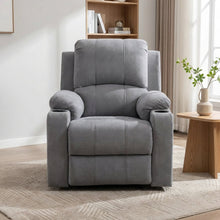 Load image into Gallery viewer, Henley Fabric Electric 1 Seater Recliner Sofa - Grey
