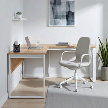 Load image into Gallery viewer, 22539-nakia-computer-corner-desk-oak-2602275