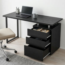 Load image into Gallery viewer, 22686-karter-computer-desk-with-drawers-black-2602275