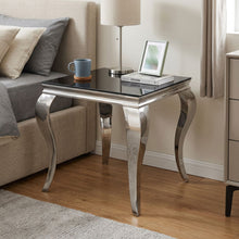 Load image into Gallery viewer, 23839-alba-tempered-glass-side-table-black-2602273