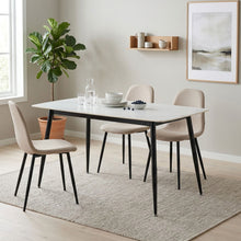 Load image into Gallery viewer, Adley Matt Ceramic Dining Table 140 x 80cm - White