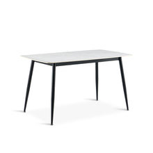 Load image into Gallery viewer, Adley Matt Ceramic Dining Table 140 x 80cm - White