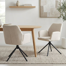 Load image into Gallery viewer, 23827-jett-swivel-dining-armchairs-set-of-2-off-white-2603021
