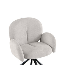 Load image into Gallery viewer, Avery Swivel Fabric Dining Chair - Set Of 2 - Grey