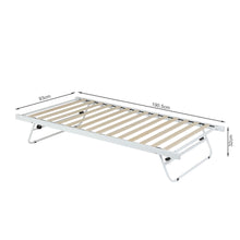 Load image into Gallery viewer, Hartz Single Pull Out Bed Frame - White