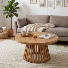 Load image into Gallery viewer, Yardley Round Coffee Table 90cm - Oak