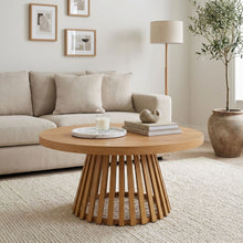 Load image into Gallery viewer, Yardley Round Coffee Table 90cm - Oak