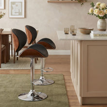 Load image into Gallery viewer, Foti Swivel Bar Stool - Black