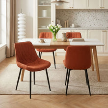 Load image into Gallery viewer, Payton Fabric Dining Chair - Set of 4 - Orange