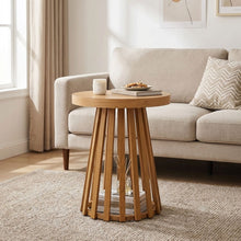 Load image into Gallery viewer, 23862-yardley-round-coffee-table-45cm-oak--2603092