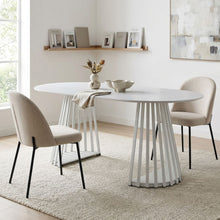 Load image into Gallery viewer, Kieran Oval Dining Table 180 x 90cm - White
