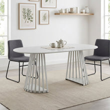 Load image into Gallery viewer, Kieran Oval Dining Table 180 x 90cm - White