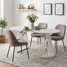 Load image into Gallery viewer, Kieran Oval Dining Table 180 x 90cm - White