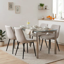 Load image into Gallery viewer, Payton Fabric Dining Chair - Set of 4 - Grey
