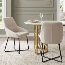 Load image into Gallery viewer, Alena Dining Chair - Set of 2 - Beige + Black