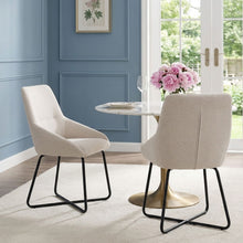 Load image into Gallery viewer, Alena Dining Chair - Set of 2 - Beige + Black