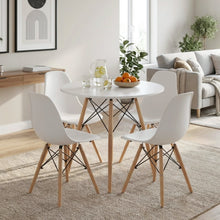 Load image into Gallery viewer, Cena 5 Piece Round Dining Set - White