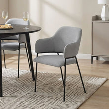 Load image into Gallery viewer, 23821-sadie-fabric-dining-chair-set-of-2-light-grey-2603106