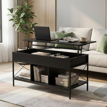 Load image into Gallery viewer, Vault Lift-Top Storage Coffee Table - Black