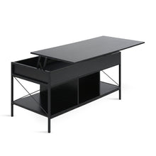 Load image into Gallery viewer, Vault Lift-Top Storage Coffee Table - Black