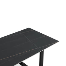 Load image into Gallery viewer, Ainsley 180 X 90cm Ceramic Dining Table - Golden Black