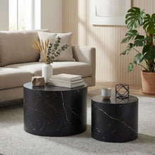 Load image into Gallery viewer, 23599-leslie-round-side-table-set-of-2-black-2603112