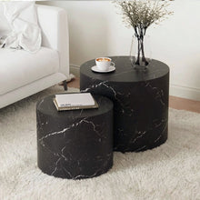 Load image into Gallery viewer, 23599-leslie-round-side-table-set-of-2-black-260311