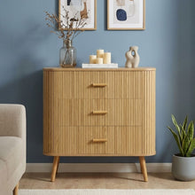 Load image into Gallery viewer, Atlantic 3 Drawers Tallboy - Natural