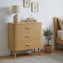 Load image into Gallery viewer, Atlantic 3 Drawers Tallboy - Natural