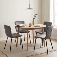Load image into Gallery viewer, Darius Velvet Dining Chairs - Set of 4 - Dark Grey