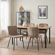 Load image into Gallery viewer, Darius Velvet Dining Chairs - Set of 4 - Taupe