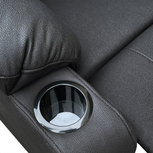 Load image into Gallery viewer, Marton Manual 3 Seater Recliner Sofa - Black