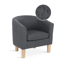 Load image into Gallery viewer, Ryan Tub Armchair - Dark Grey