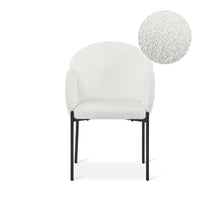 Load image into Gallery viewer, Bellamy Boucle Dining ArmChairs - Set of 2 - Off White