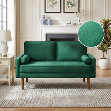 Load image into Gallery viewer, Alaina Velvet 2 Seater Sofa - Green