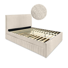 Load image into Gallery viewer, Tasman Queen with Single Trundle Bed Frame - Oat