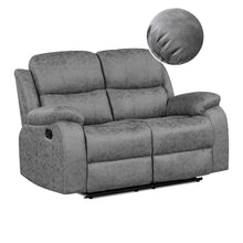 Load image into Gallery viewer, 23026-b-wilson-manual-2-seater-recliner-sofa-grey-2603123