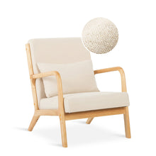 Load image into Gallery viewer, Taru Velvet Armchair - Beige