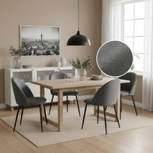 Load image into Gallery viewer, Avela Velvet Dining Chair - Set of 4 - Dark Grey