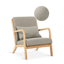 Load image into Gallery viewer, Taru Velvet Armchair - Grey
