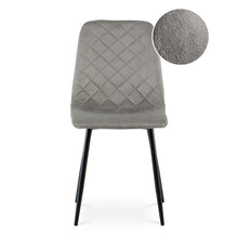 Load image into Gallery viewer, Fika Velvet Dining Chair - Set of 4 - Grey