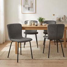 Load image into Gallery viewer, 23812-darius-velvet-dining-chairs-set-of-4-dark-grey-2603111