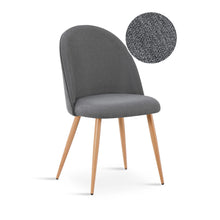 Load image into Gallery viewer, Wyatt Linen Dining Chair - Set of 2 - Dark Grey