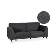 Load image into Gallery viewer, Brulo Linen 3 Seater Sofa - Dark Grey