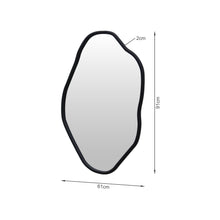 Load image into Gallery viewer, Moro Freeform Wall Mirror 91CM - Black
